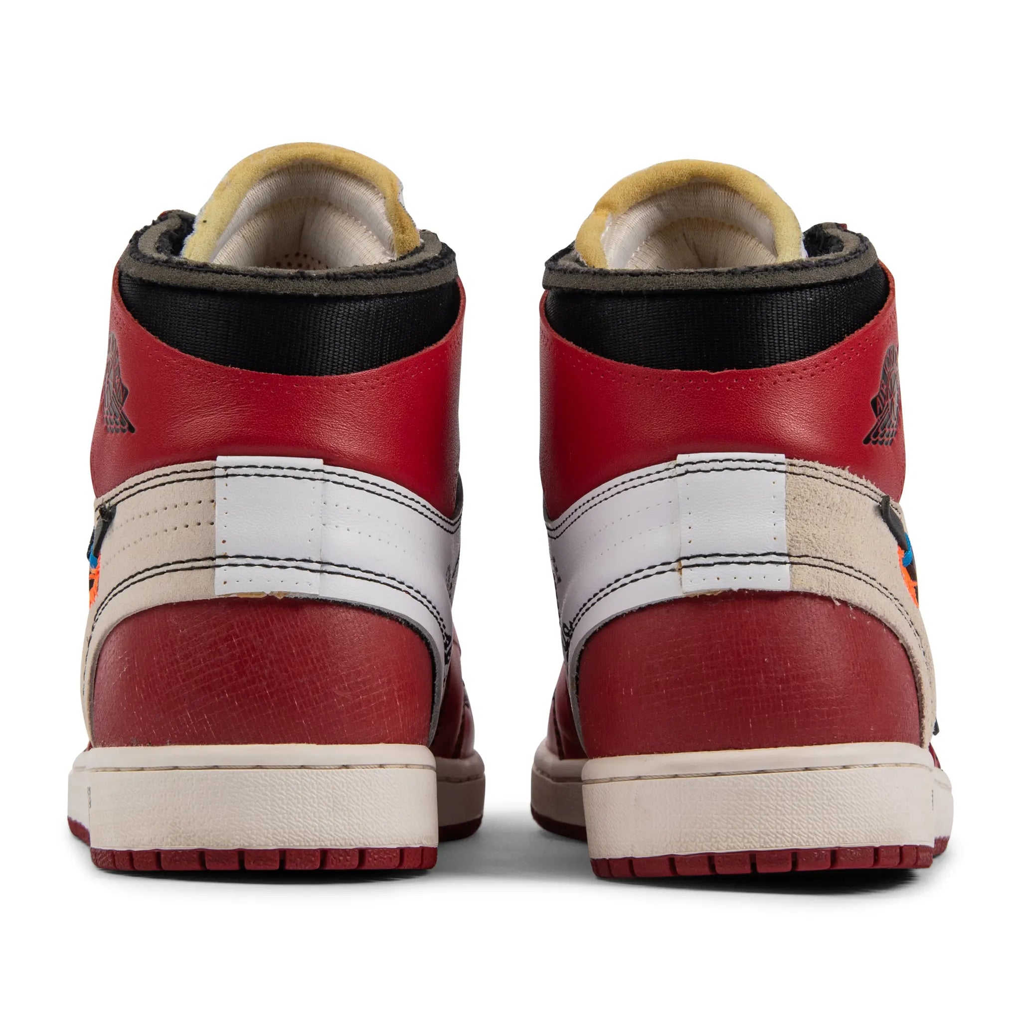 Back side view of Preloved - Air Jordan 1 x Off-White 1 Retro High OG Chicago